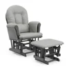 Storkcraft Premium Hoop Glider & Ottoman