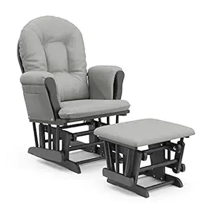 Storkcraft Premium Hoop Glider & Ottoman