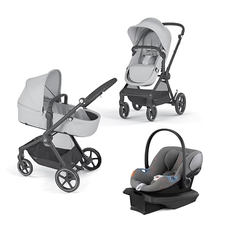 Cybex EOS 5-in-1 Travel System Stroller + Aton G Infant Car Seat