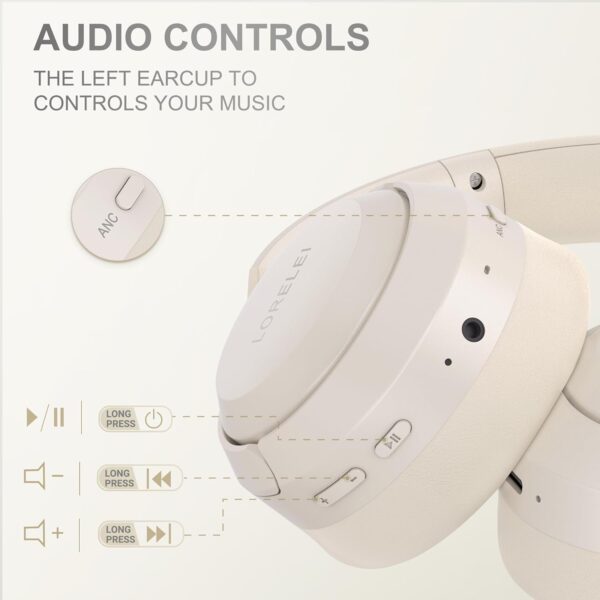 Lorelei QC60 Wireless Noise-Canceling Headphones