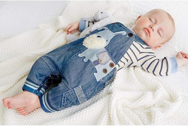 Baby Boy Denim Overall Set