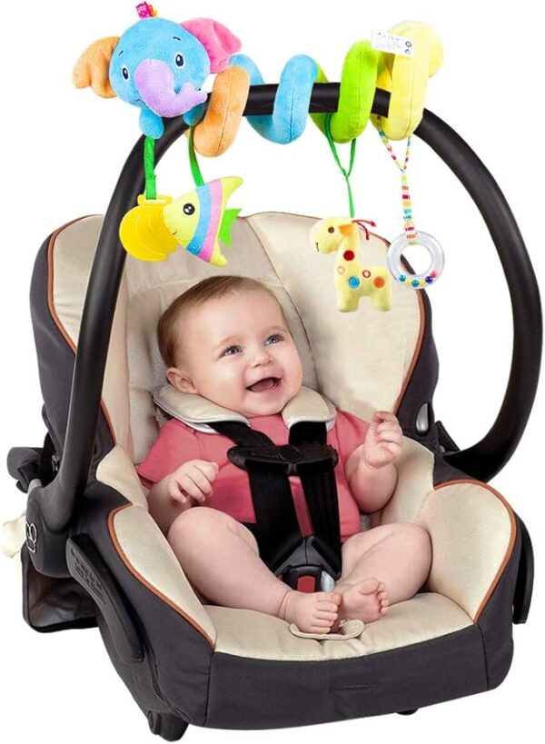 Caterbee Baby Activity Spiral Plush Toy