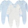 JELYLOVE Unisex Baby Rompers 3-Pack