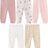 JELYLOVE Unisex Baby Pants Set - 5 Pack