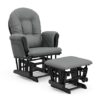 Storkcraft Premium Hoop Glider & Ottoman