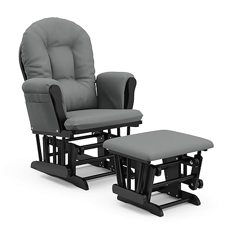 Storkcraft Premium Hoop Glider & Ottoman