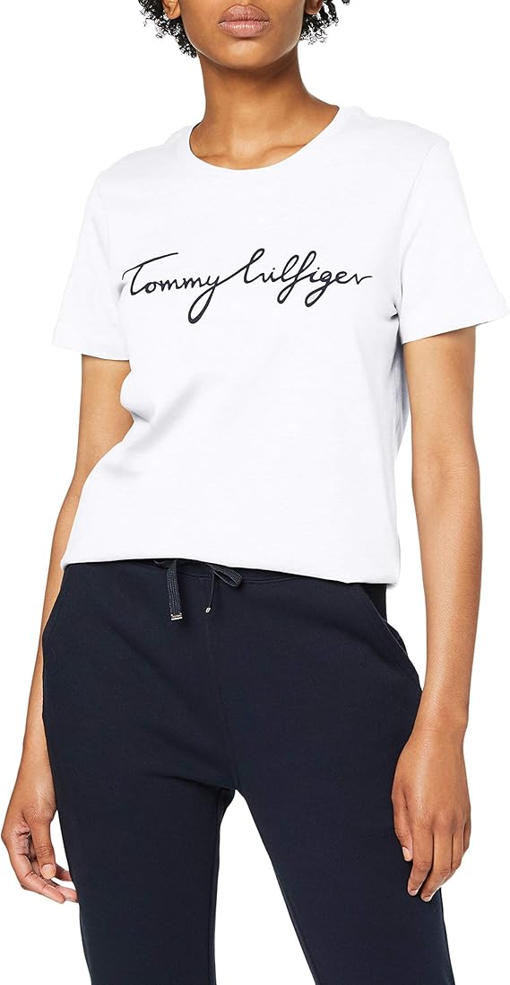 Tommy Hilfiger Women's Heritage Crew Neck Graphic Tee