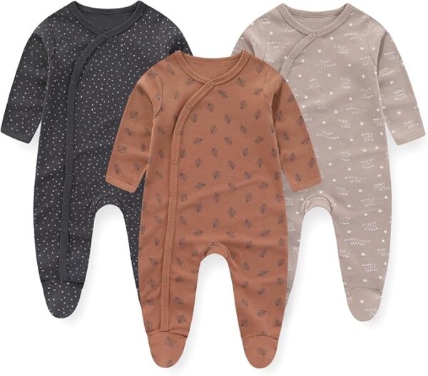 JELYLOVE Baby Rompers 3-Pack