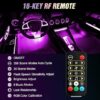 Nilight TR-06 48 LED Interior Car Strip Lights