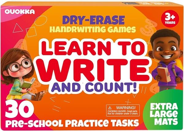 QUOKKA Handwriting Practice Books for Kids - 2 Set