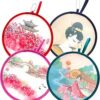 Foldable Handheld Fan Set
