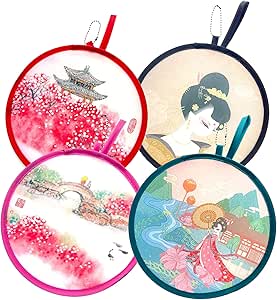 Foldable Handheld Fan Set