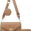 JEEHAN Quilted Crossbody Bag Set