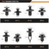 GOOACC 680Pcs Car Push Retainer Clips Set