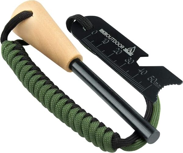 RKR OUTDOOR Ferro Rod Fire Starter Kit