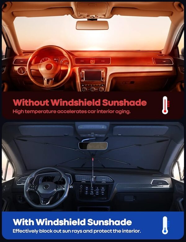 Lamicall Car Windshield Sunshade Umbrella