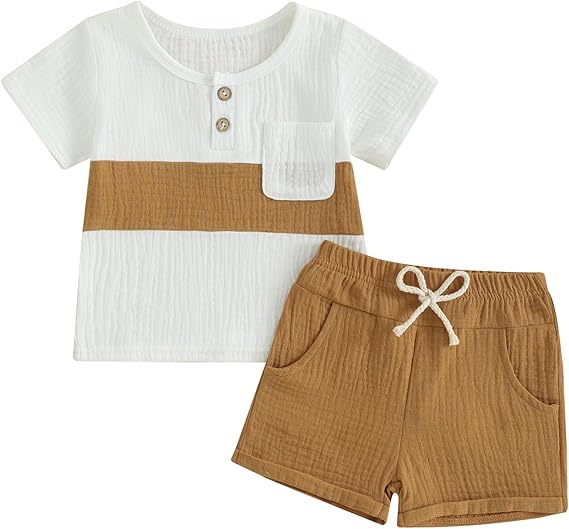 Kupretty Baby Boy Summer Outfit Set