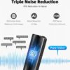 128GB Magnetic Voice Recorder with AI Noise Reduction
