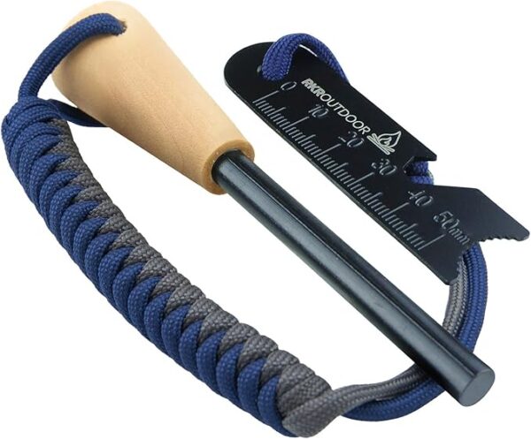 RKR OUTDOOR Ferro Rod Fire Starter Kit