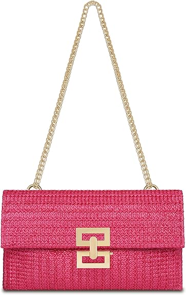Liadreem Straw Clutch Purse