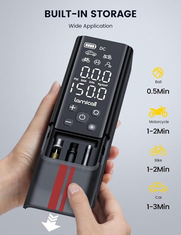 Lamicall 150 PSI Cordless Tire Inflator