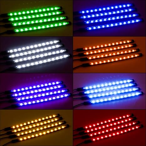 Nilight TR-06 48 LED Interior Car Strip Lights