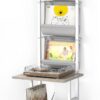 Record Player Stand with Vinyl Storage