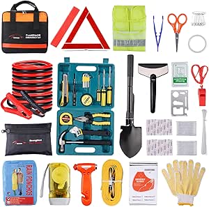 Vetoos Car Roadside Emergency Kit