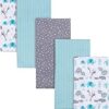 Gerber 100% Cotton Flannel Receiving Blankets - 5 Pack