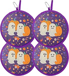 MXY Halloween Decorative Folding Fan - 4 Pack