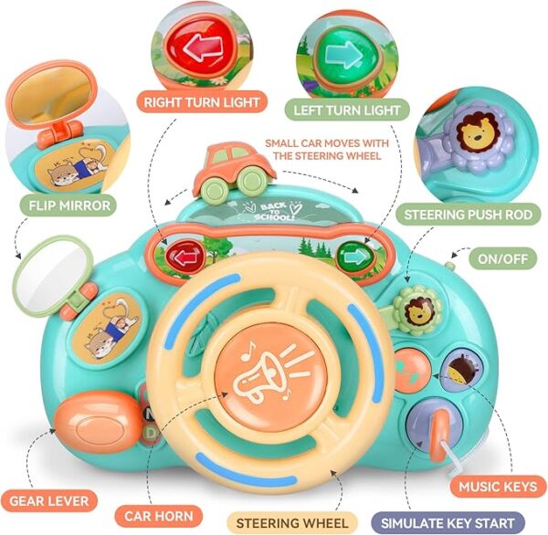 Baby Turn and Learn Driver Steering Wheel Toy