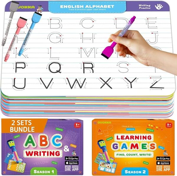 QUOKKA Handwriting Practice Books for Kids - 2 Set