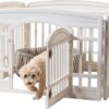 IRIS 24" 4-Panel Dog Playpen with Door