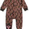 Burt's Bees Baby Girls Zip Front One-Piece Pajamas