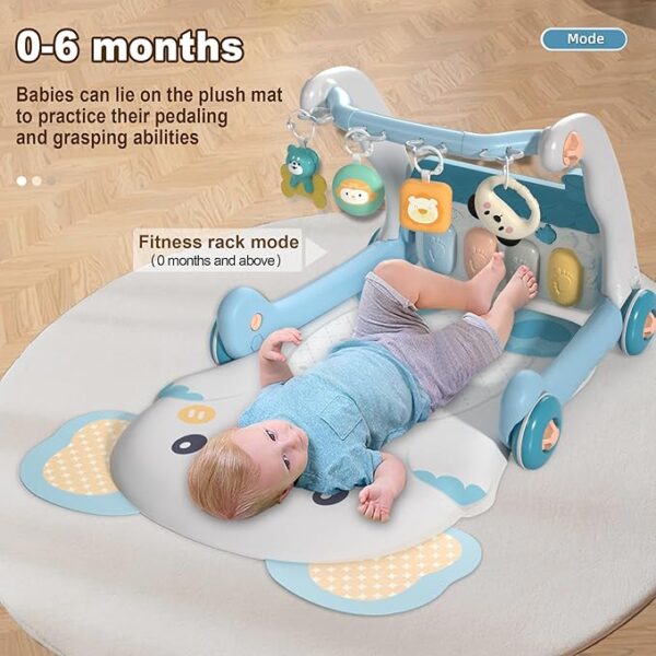 Baby Piano Play Mat & Standing Toy (2-in-1)