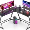 Mr IRONSTONE L Shaped Gaming Desk