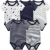 JELYLOVE Unisex Baby Bodysuit 5-Pack