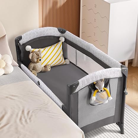 ELEMARA 4 in 1 Wide Baby Bassinet