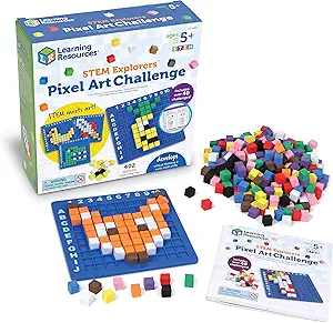 Learning Resources STEM Explorers Pixel Art Challenge