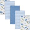 Gerber 100% Cotton Flannel Receiving Blankets - 5 Pack