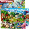 QUOKKA 3-Pack Floor Puzzles for Kids Ages 8-10