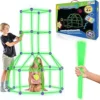 Fun Forts Kids Tent Building Kit - 81 Pieces