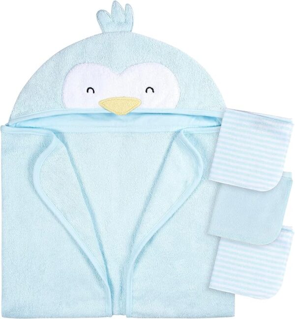 Gerber Baby Lion Hooded Towel and Washcloth Set