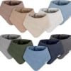 Gerber Unisex Baby Muslin Bandana Bibs