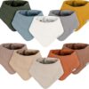 Gerber Unisex Baby Muslin Bandana Bibs