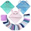 Lovely Care Hooded Bath Towel Set for Babies