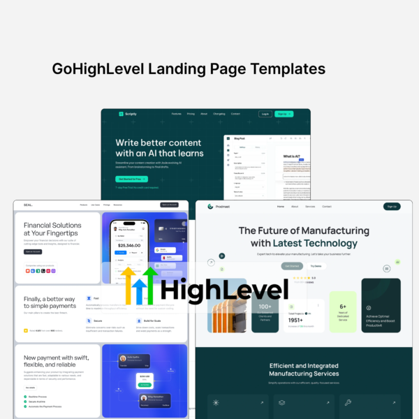 GoHighLevel Landing Page Templates