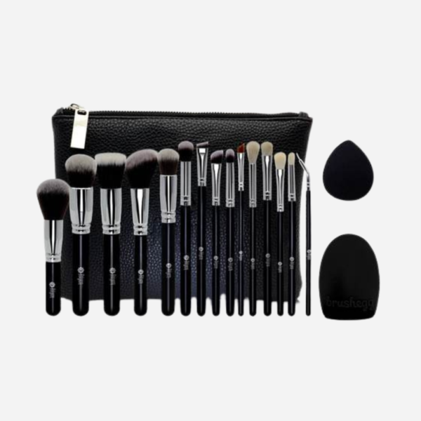HMU 16-Piece Vegan Makeup Brush Set