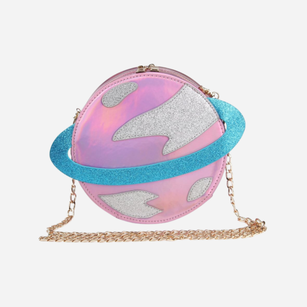 LUI SUI Girls Circular Planet Crossbody Purse