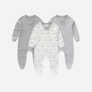 JELYLOVE Unisex Baby Rompers 3-Pack